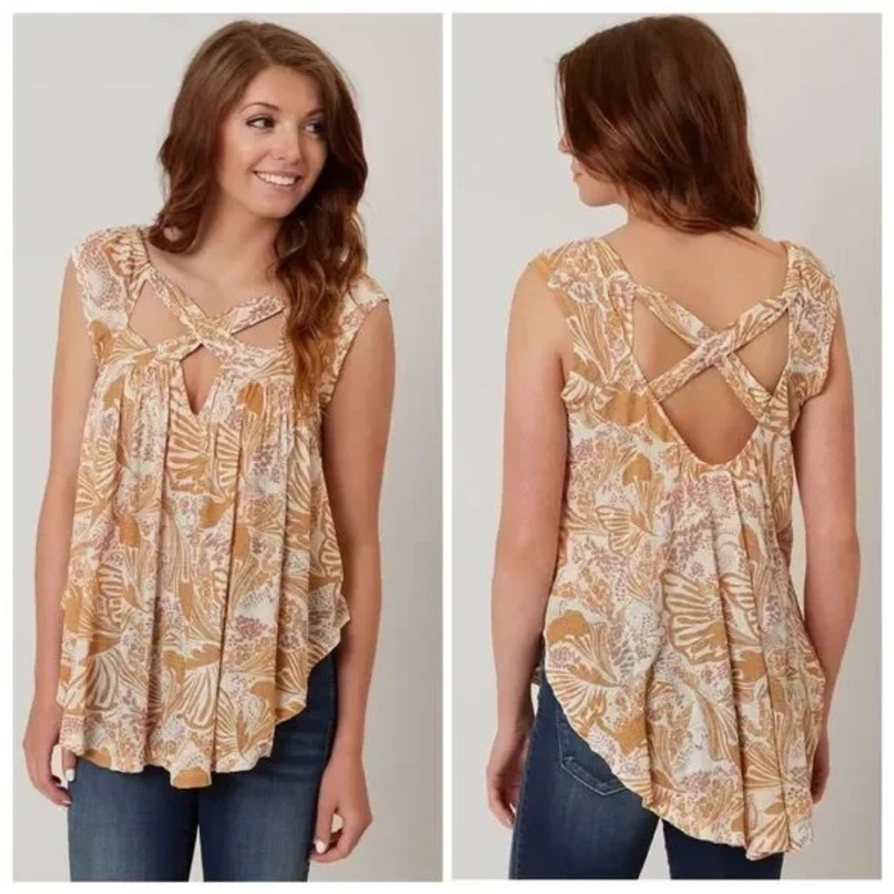 Free People Sugar Cane Top in Tea Combo size XS - OB510270